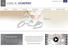 Tablet Screenshot of carlkgumpert.com